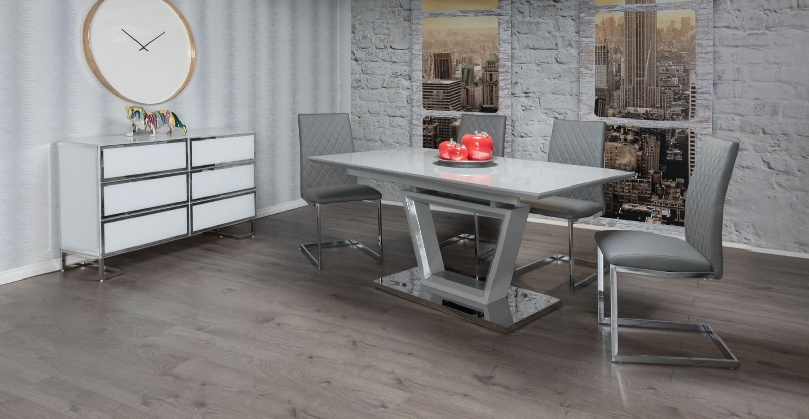 Mateo Grey High Gloss